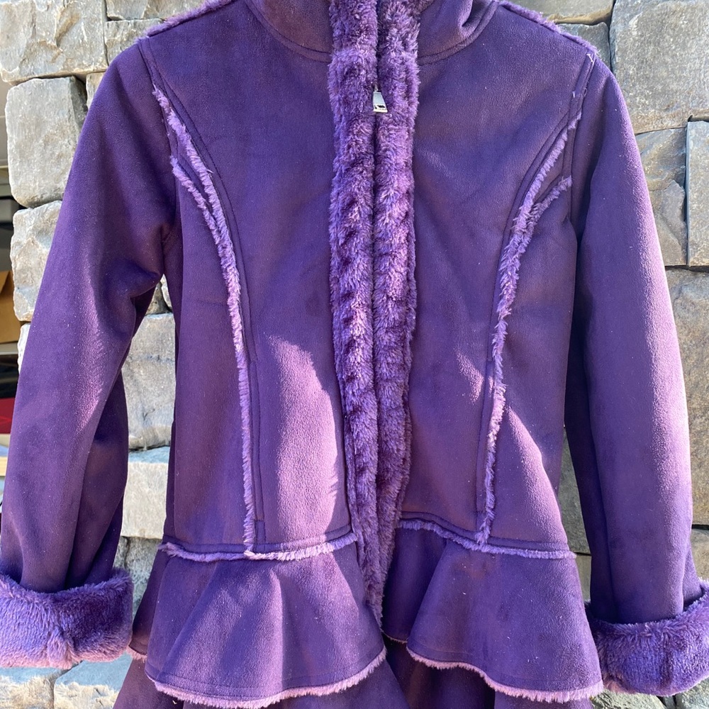 Purple Velvet Coat (Like New)